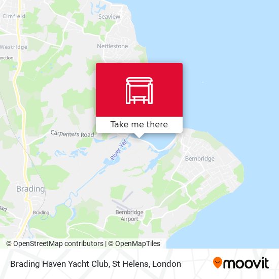 Brading Haven Yacht Club, St Helens map