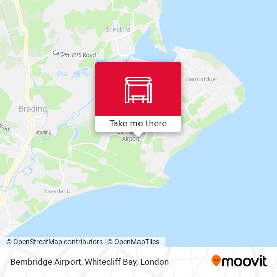Bembridge Airport, Whitecliff Bay map