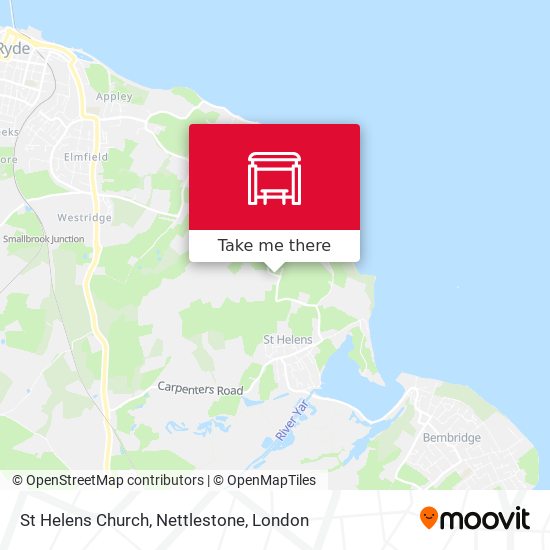 St Helens Church, Nettlestone map