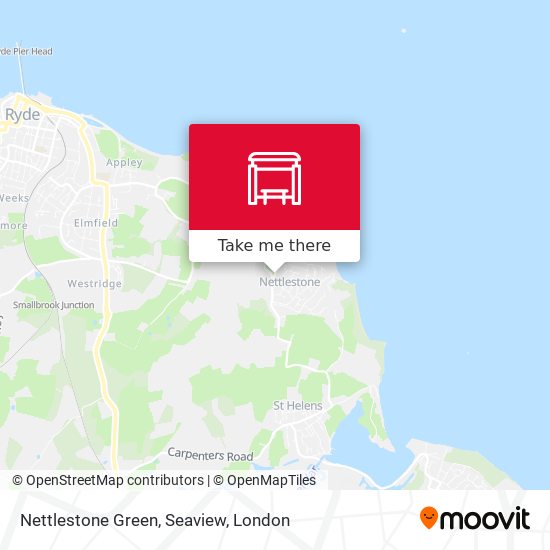 Nettlestone Green, Seaview map