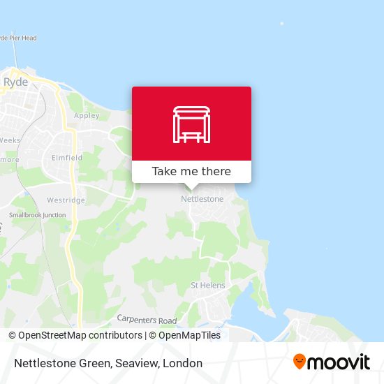 Nettlestone Green, Seaview map