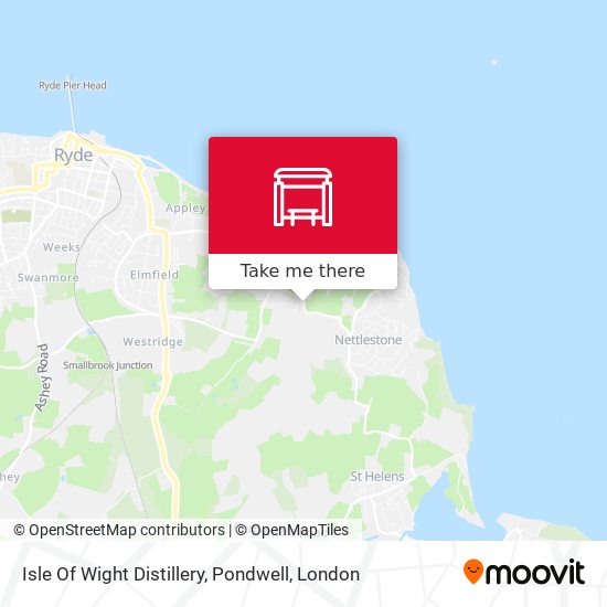 Isle Of Wight Distillery, Pondwell map