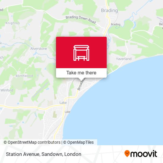 Station Avenue, Sandown map