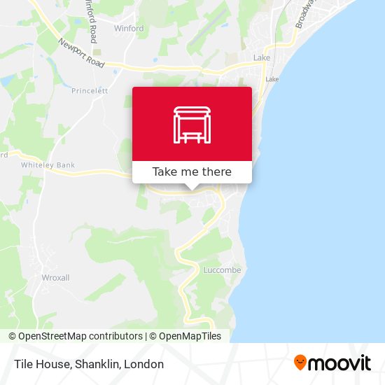 Tile House, Shanklin map