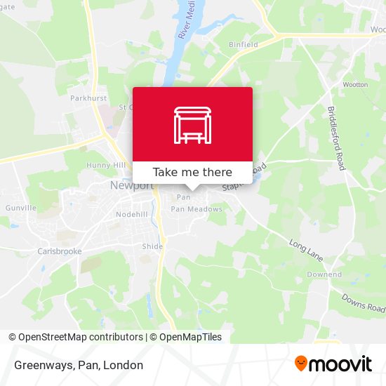 Greenways, Pan map