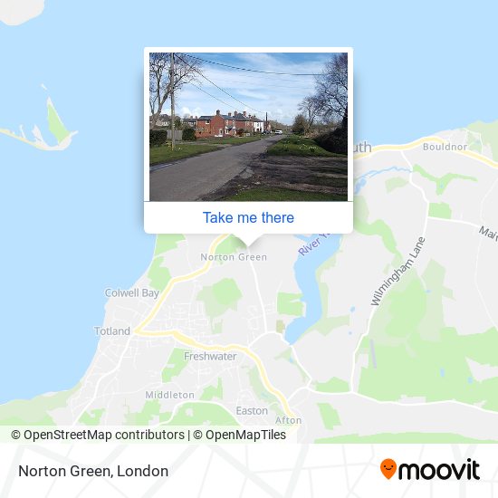 Norton Green map