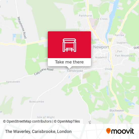 The Waverley, Carisbrooke map