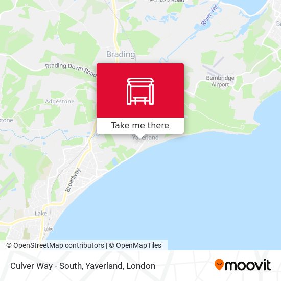 Culver Way - South, Yaverland map