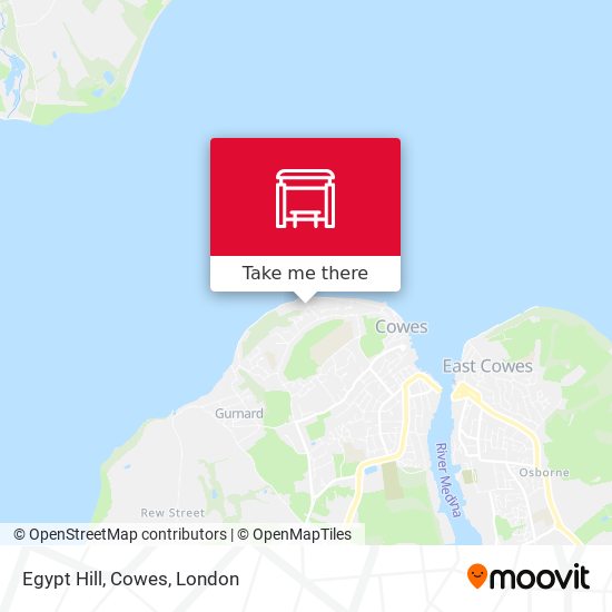 Egypt Hill, Cowes map