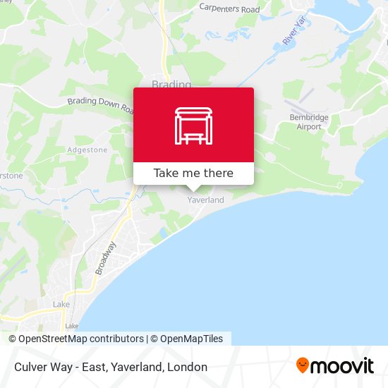 Culver Way - East, Yaverland map