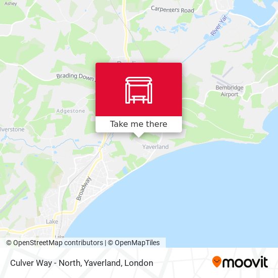 Culver Way - North, Yaverland map