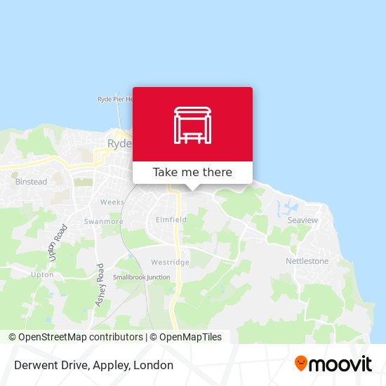 Derwent Drive, Appley map