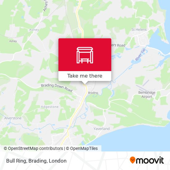 Bull Ring, Brading map