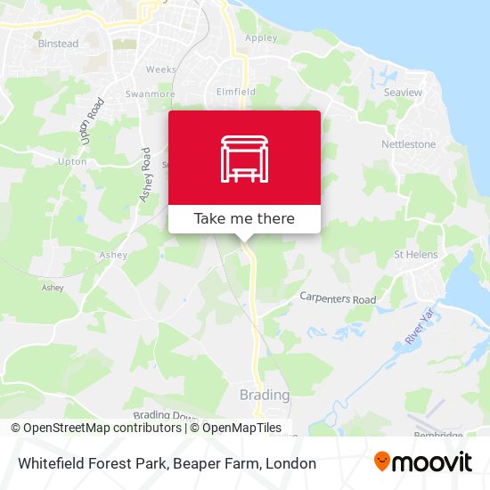 Whitefield Forest Park, Beaper Farm map
