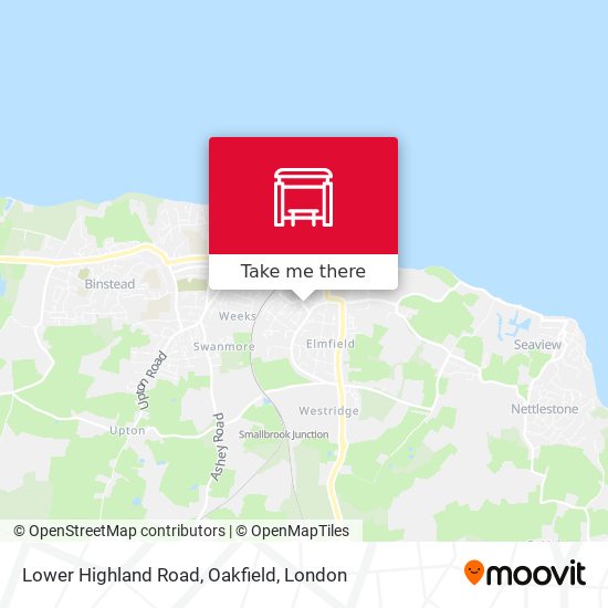 Lower Highland Road, Oakfield map