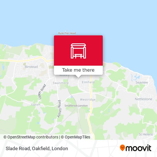 Slade Road, Oakfield map