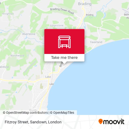 Fitzroy Street, Sandown map
