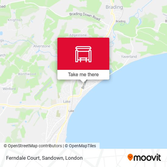 Ferndale Court, Sandown map
