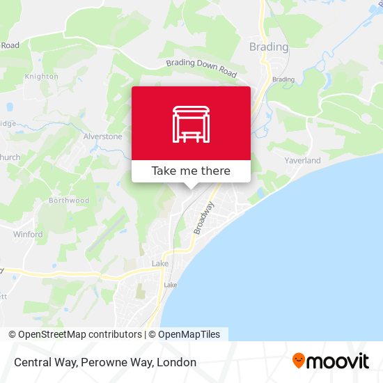 Central Way, Perowne Way map