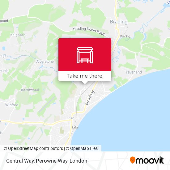 Central Way, Perowne Way map