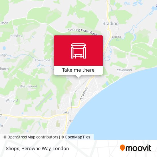 Shops, Perowne Way map