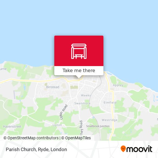 Parish Church, Ryde map