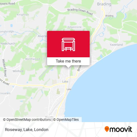 Roseway, Lake map