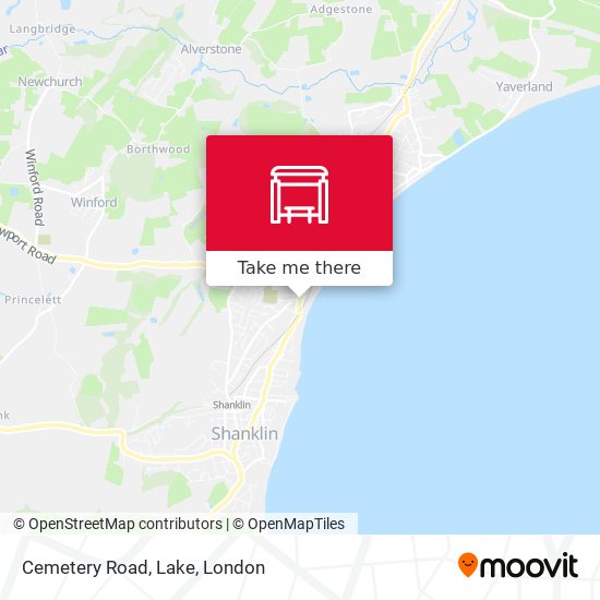 Cemetery Road, Lake map