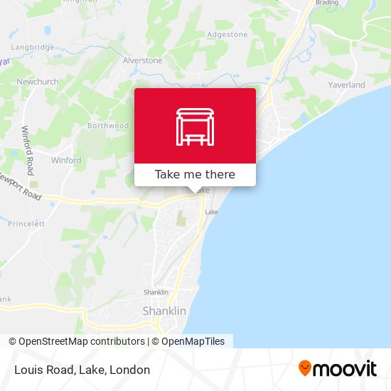 Louis Road, Lake map