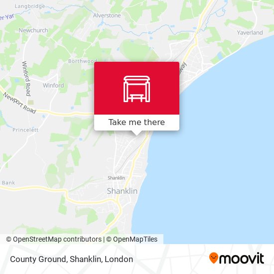 County Ground, Shanklin map