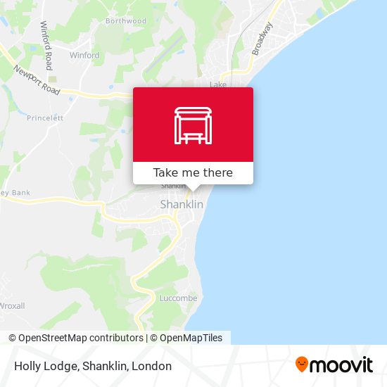 Holly Lodge, Shanklin map