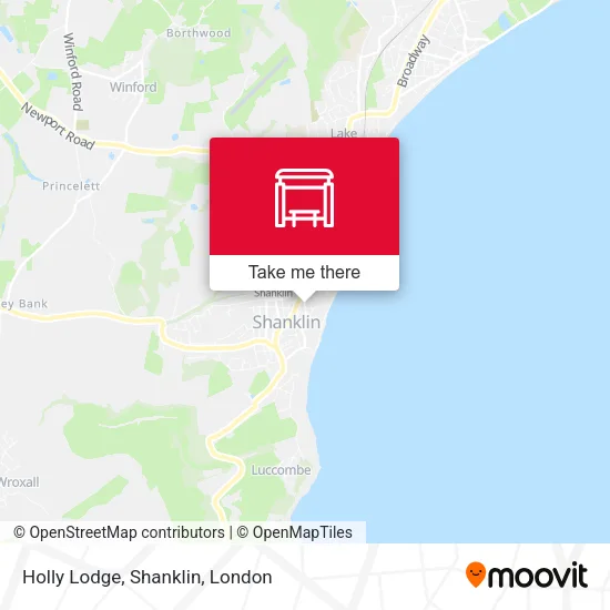 Holly Lodge, Shanklin map