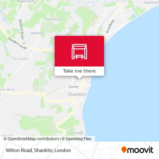 Wilton Road, Shanklin map