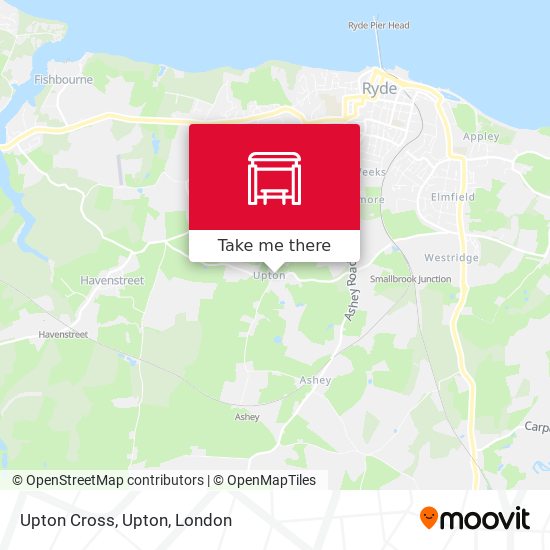 Upton Cross, Upton map
