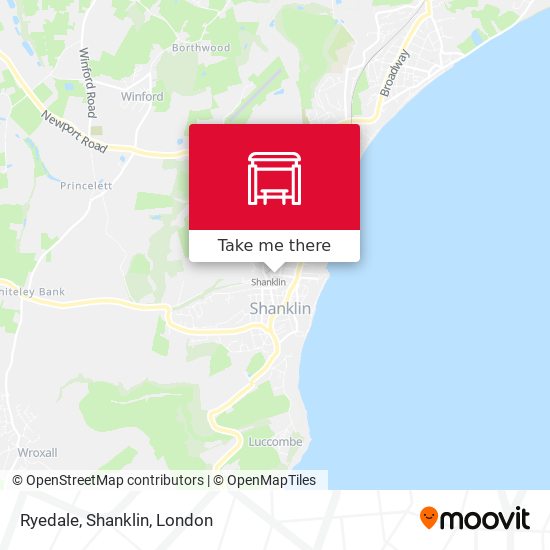 Ryedale, Shanklin map