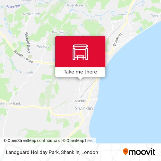 Landguard Holiday Park, Shanklin map