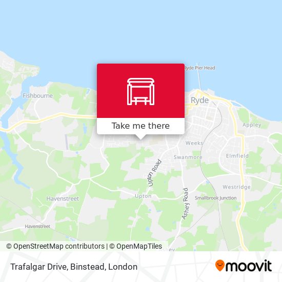Trafalgar Drive, Binstead map