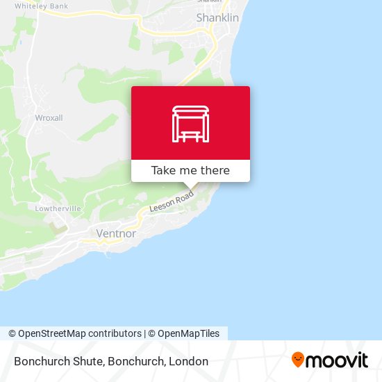 Bonchurch Shute, Bonchurch map