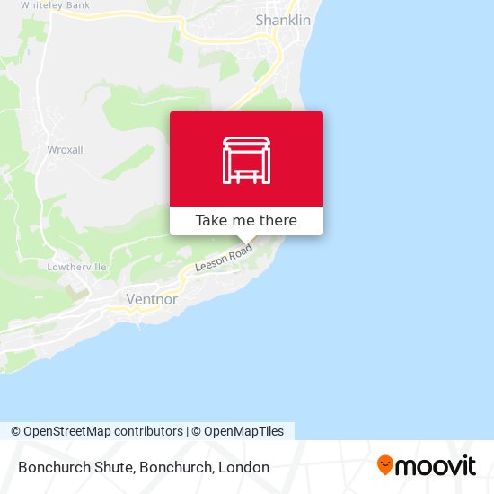 Bonchurch Shute, Bonchurch map