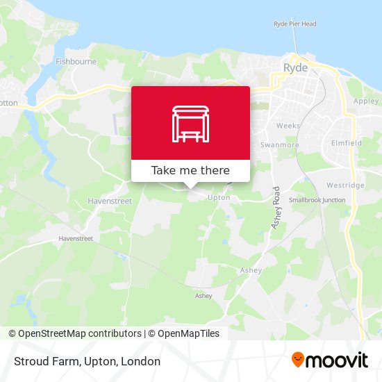 Stroud Farm, Upton map