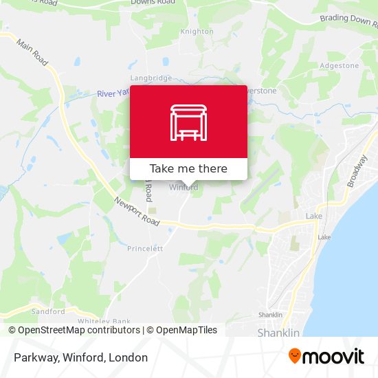 Parkway, Winford map