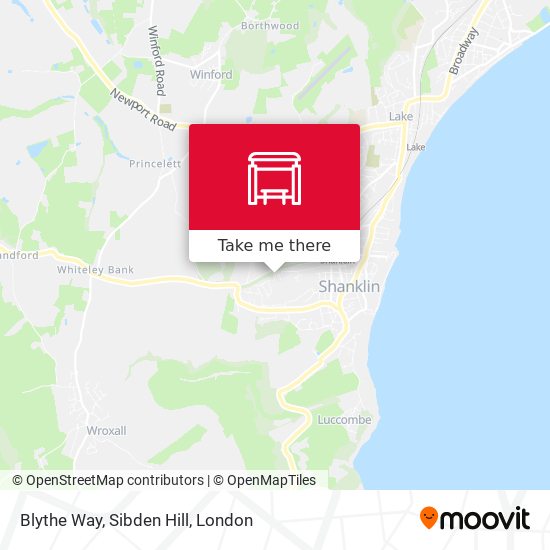 Blythe Way, Sibden Hill map