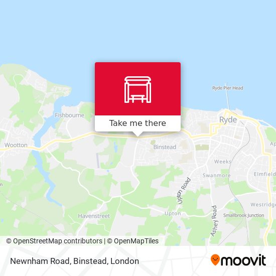 Newnham Road, Binstead map