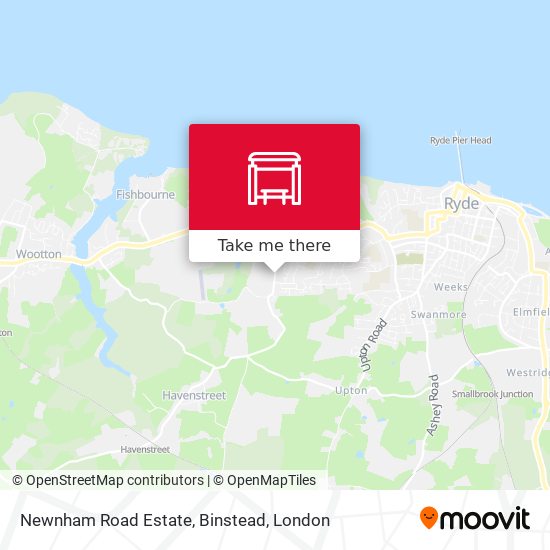 Newnham Road Estate, Binstead map