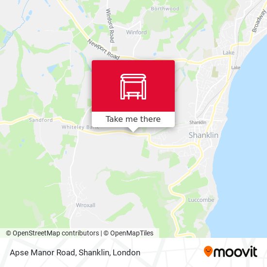 Apse Manor Road, Shanklin map