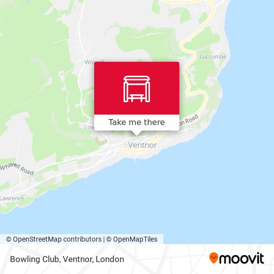 Bowling Club, Ventnor map