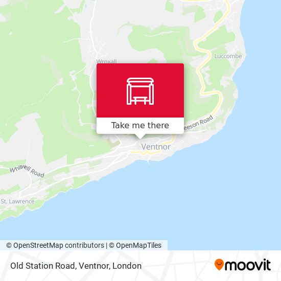 Old Station Road, Ventnor map
