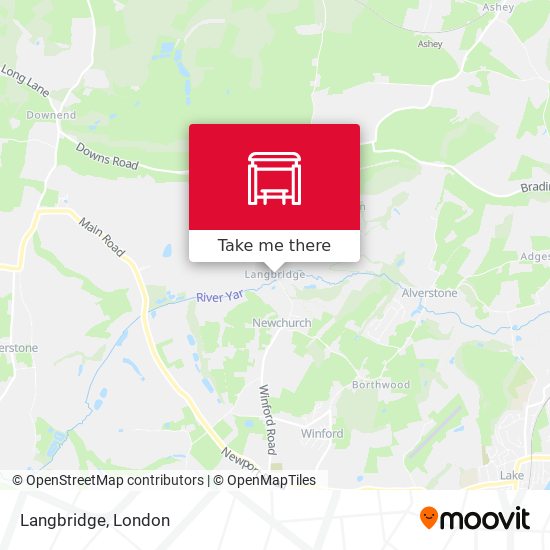 Langbridge map