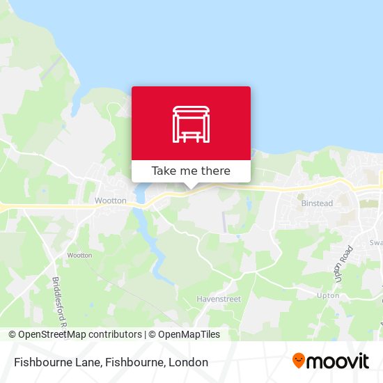 Fishbourne Lane, Fishbourne map