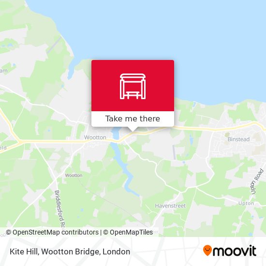 Kite Hill, Wootton Bridge map